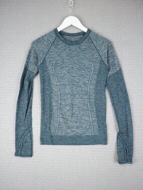 Lululemon Swiftly Wool Pullover Longsleeve Shirt Submarine Small / Medium